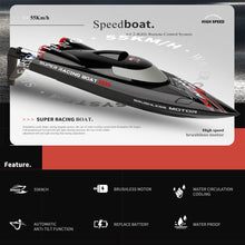 Load image into Gallery viewer, Remote Control Speed RC Brushless Boat WL916 2.4G 55km/h Under Motor RC Submarine with LED ights for Hobbies Adults Boys Favor
