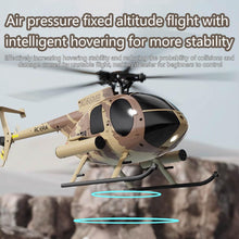 Load image into Gallery viewer, RC Helicopter, MD500 C189 Aircraft Model 1/28 2.4G 4CH Single-Rotor Helicopter Model (RTF Version)
