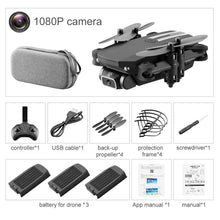 Load image into Gallery viewer, Mini Drone for Kids and Adults, GoolRC LS-MIN RC Quadcopter with 1080P Camera, Include Carry Bag and 3 Batteries (Black)
