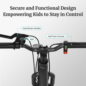 Electric Balance Bike for Kid, 14" Pneumatic Tire, Max 15.5Miles and 36V 250W Kids' Balance Bikes and Adjustable Seat