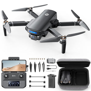 GPS Drone with 4K UHD Camera for Adults Beginner; HS360S 249g Foldable FPV RC Quadcopter