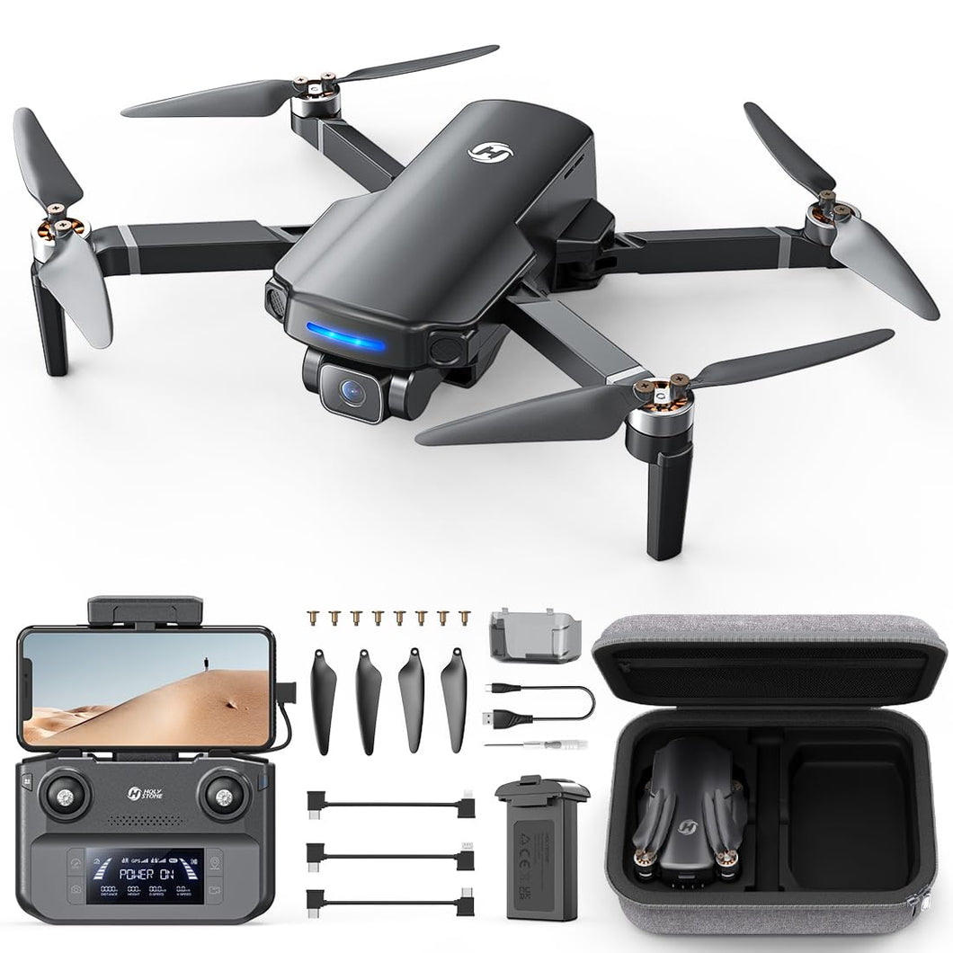 GPS Drone with 4K UHD Camera for Adults Beginner; HS360S 249g Foldable FPV RC Quadcopter