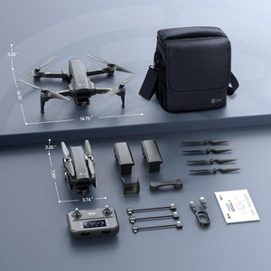3 Axis Brushless Gimbal GPS Drones With Camera For Adults 4K, FPV Drone, 8K Image, 4K/30FPS Video, 48MP Photo, 80 Min Flight