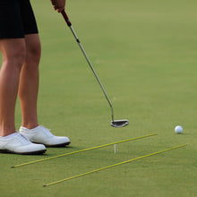 Load image into Gallery viewer, FINGER TEN Golf Alignment Sticks 43 Inch 5 Pack with Stick Cover (5 Yellow)
