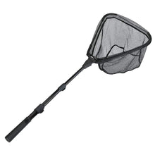 Load image into Gallery viewer, Fishing Landing Net with Telescoping Pole Handle Extends to 63 inches, Carbon Fiber Handle Extended from 23.6 inches to 47 inches
