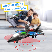 Load image into Gallery viewer, RC Plane Drone Helicopter Quadcopter, RTF 2.4GHz 6-axis Gyro Remote Control Airplane RC Jet Fighter with 3D Flip (Grey)
