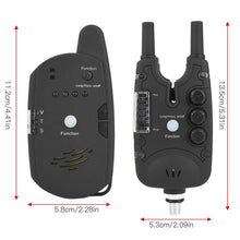 Load image into Gallery viewer, Tihebeyan Digital Carp Fishing Bite Alarm Alert Light Warning Fishing Finder with 4 Launcher and 1 Receiver

