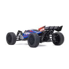Load image into Gallery viewer, RC Car Typhon GROM 4x4 Smart Small Scale Buggy RTR with Battery &amp; Charger, Blue/Silver ARA2106T1
