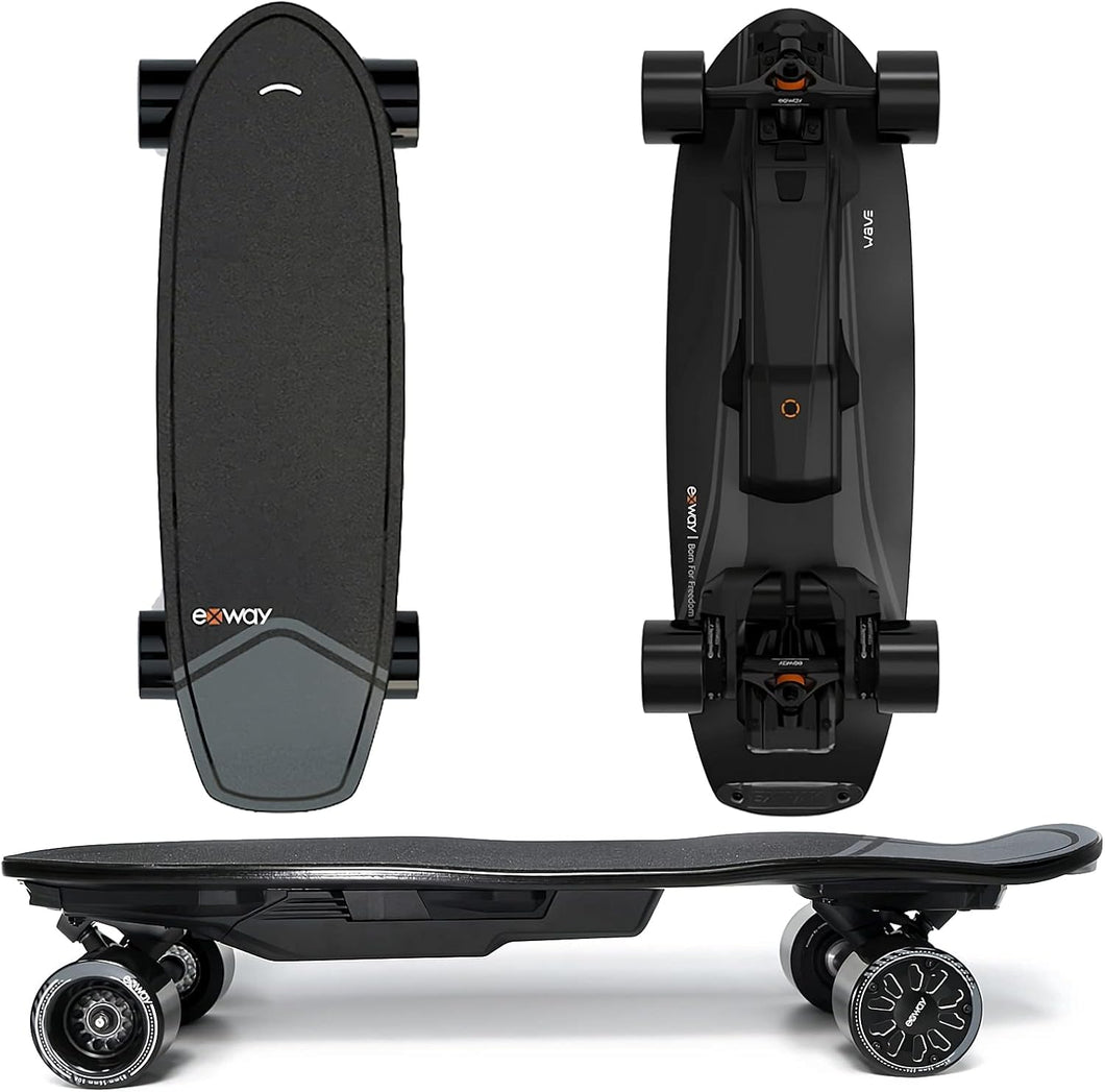 Wave Belt 99Wh Electric Skateboards with Remote, Top Speed of 23 Mph, Quick-Swap Battery, 440 LBS Max Load, IP55 Waterproof