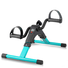 Load image into Gallery viewer, Folding Pedal Exerciser, Mini Exercise Bike Under Desk Bike Foot Pedal Exerciser - Green
