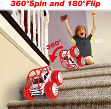 Load image into Gallery viewer, Amphibious Remote Control Car, Rechargeable RC Cars Toy 360° Flips Rotation Stunt Crawler 15KM/H 4WD All Terrain
