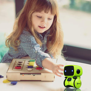 R1 Robot Toys for Kids 2 Pack Bundle - Smart Robot for Kids Voice Control Talking Dancing Learning Educational Toy- Blue, Green
