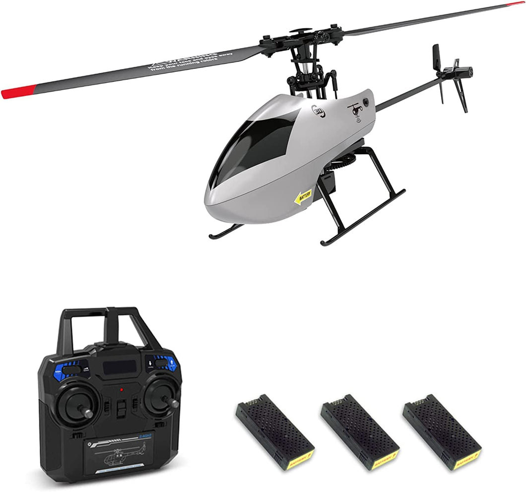 RC Helicopter, 4 Channel Remote Control Helicopter with 6-Axis Gyro, 2.4GHz RC Aircraft with 3D Flips, Altitude Hold, One Key Take Off/Landing