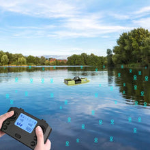 Load image into Gallery viewer, GPS RC Bait Boat for Fishing - 500m Range, Auto Return &amp; Cruise, 4.4lbs Capacity, Dual 5200mAh, Waterproof for Carp/Catfish
