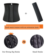 Load image into Gallery viewer, GainKee Latex Men Waist Trainer Corsets With Steel Bone Sweat Sauna Suit For Fitness (X-Small)
