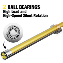 Load image into Gallery viewer, RitFit Elite 7ft Olympic Barbell, Robust 45lb Barbell for Weightlifting and Powerlifting, Superior Olympic Bar with Exceptional 500lbs Load Capacity, Weight Bar for 2” Standard Plates Sliver/Yellow
