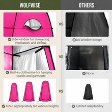 Load image into Gallery viewer, WolfWise Pop Up Shower Tent for Camping Essentials, Compact &amp; Lightweight
