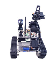 Load image into Gallery viewer, Robot Kit FPV Robot Car Kit with Robotic Arm HD Camera for Mega 2560, Utility Intelligent Tank Chassis Robotics Vehicle
