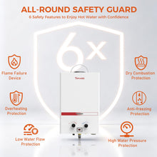 Load image into Gallery viewer, TOPWISH 8L Propane Tankless Water Heater 2.11GPM, Outdoor Water Heater

