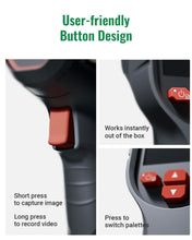 Load image into Gallery viewer, HF96V Thermal Camera with Visual Camera &amp; Laser Pointer, Intelligent Scene Detection

