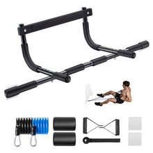 Load image into Gallery viewer, 440 lbs Upper Body Fitness Workout Bar| Multi-Grip Strength for Doorway | Indoor Chin-Up
