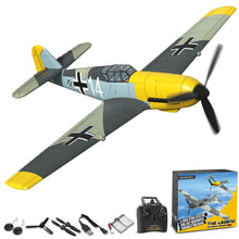 Load image into Gallery viewer, volantexrc RC Plane, 4 Channel Remote Control Airplane BF109 Fighter RTF with Aileron, Gyro, Aerobatics
