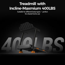 Load image into Gallery viewer, 16% Treadmills for Home with Handle - Black
