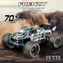 Load image into Gallery viewer, 1:12 4WD RC Monster Truck Brushless Motor, 70+km/h High Speed
