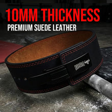 Load image into Gallery viewer, IBRO Powerlifting Lever Gym Belt - 10MM BlackTan M
