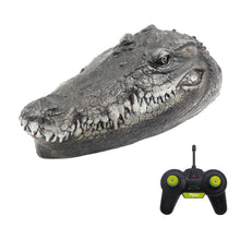 Load image into Gallery viewer, V005 RC Boat 2.4G Remote Control Electric Racing Boat for Pools with Simulation Crocodile Head Spoof Toy
