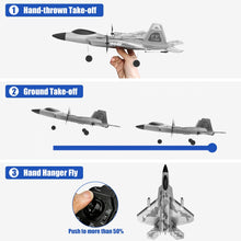 Load image into Gallery viewer, RC Plane 4 Channel Remote Control Airplane - F-22 RC Airplane for Beginners Adult with Xpilot Stabilization System &amp; Aerobatic
