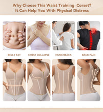 Load image into Gallery viewer, SHAPSHE Waist Trainer Corset for Women Tummy Control  Body Shaper Vest- Tan 3XL
