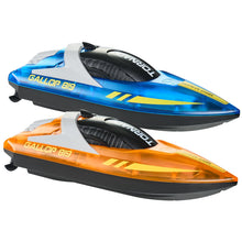 Load image into Gallery viewer, RC Boat for Kids, 2Pack Remote Control Boat for Pools &amp; Lakes, Racing Boat with LED Light &amp; 4 Rechargeable Batteries
