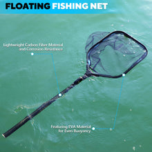 Load image into Gallery viewer, PLUSINNO Fishing Net with Telescoping Handle, Carbon Fiber Fish Net 6.56Ft
