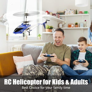 S107/S107G Phantom 3CH 3.5 Channel Mini RC Helicopter with Gyro Blue