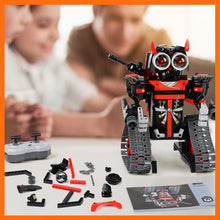 Load image into Gallery viewer, Robot Building Remote Control Gift STEM Building Kit for Boys 8-12 - 3 in 1 Educational Toys, Tracked Racer Car Tank Robotics
