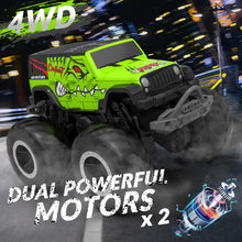 Load image into Gallery viewer, Amphibious Remote Control Car 2.4GHz 1:20 All Terrain Off-Road RC Car Remote Control Boat Gifts for Kids Boys Green
