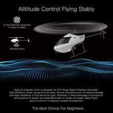 Load image into Gallery viewer, RC Helicopter, 4 Channel Remote Control Helicopter with 6-Axis Gyro, 2.4GHz RC Aircraft with 3D Flips, Altitude Hold, One Key Take Off/Landing
