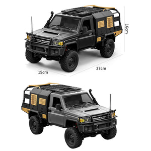 1/12 Scale RC Crawler, MN-82S LC79 RTR RC Truck 4x4 Off Road Vehicles 2.4GHz RC Rock Crawler Car (Silver)