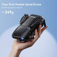 Load image into Gallery viewer, 4K, Drones with Camera for Adults 4K Video 8K Photo, Under 249g, 3-Axis Gimbal EIS, 20000ft FPV Transmission, AI Takeoff/Landing (96-Min Flight)
