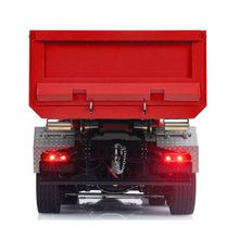 Load image into Gallery viewer, 1/14 8X8 RC Hydraulic Roll On Off Full Dumper Truck RC Dump Construction Vehicle Model U-Shaped Short Bucket
