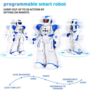 Robots Toy for Kids, RC Gesture Sensing Toy, Interactive Walking Singing Dancing Robot Birthday Presents