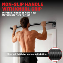 Load image into Gallery viewer, PAPABABE Wall Mounted Pull Up Bar (Black 36 inch)
