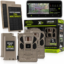 Load image into Gallery viewer, TACTACAM Reveal X 3.0 Cellular Trail Camera + LiPo Battery &amp; Solar (2PK)
