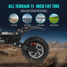 Load image into Gallery viewer, Adult Electric Scooter, High-Power Dual-Drive 6000W Motors Maximum Speed 50 mph, Range 60 Miles 11-inch tubeless Off-Highway Tires
