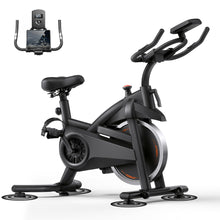 Load image into Gallery viewer, CURSOR FITNESS Exercise Bike, Quiet Belt Drive Stationary Bike for Home with 0-100 Resistance
