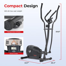 Load image into Gallery viewer, Sunny Health &amp; Fitness SMART Elliptical Machine - Gray
