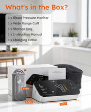 Load image into Gallery viewer, Blood Pressure Monitors for Home Use with Bag FSA&amp;HSA Eligible,One-Touch Automatic Measurement with Large LED
