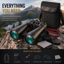 Load image into Gallery viewer, Sogries 18x70 High Power Binoculars for Adults Professional Long Range
