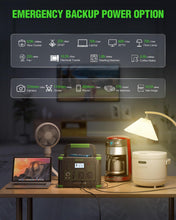 Load image into Gallery viewer, GRECELL 999Wh Solar Generator 1000W Portable Power Station for Outdoor
